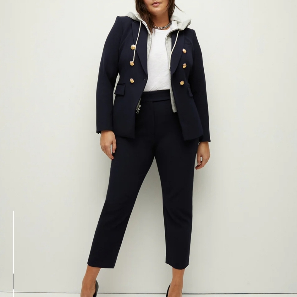 Veronica Beard Miller Dickey jacket, navy blue, size 16